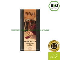 Chocolate negro ecol�gico 71% de cacao VIVANI